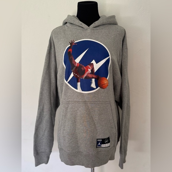 Air Jordan x Fragment Image Pullover Hoodie